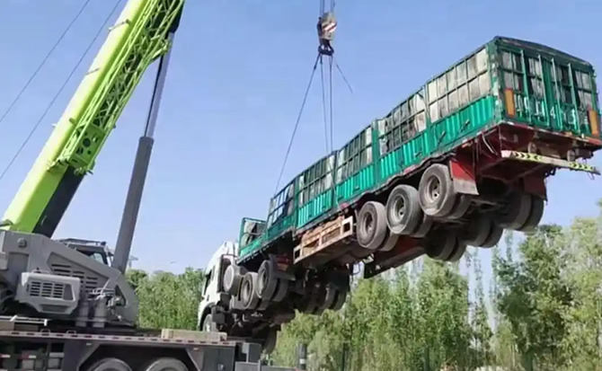 茅箭区道路脱困救援案例